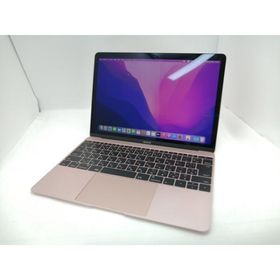 【中古】Apple MacBook 12インチ CoreM3:1.1GHz 256GB ローズゴールド MMGL2J/A (Early 2016)【秋葉5号】保証期間１ヶ月【ランクC】