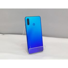 【中古】Huawei 国内版 【SIMフリー】 P30 lite ピーコックブルー MAR-LX2J【秋葉本店】保証期間１ヶ月【ランクC】