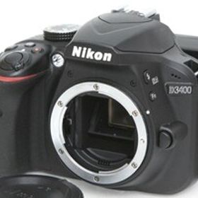 【全額返金保証】良品｜ニコン D3400 ボディ [ブラック]（センサー清掃済み） CA01-R2997-3Y2A