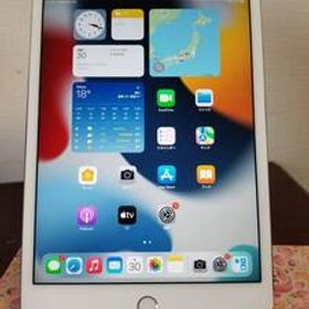 S89 超美品 iPad mini 第4世代, 7.9inch 2016★A8★2GB★64GB Silver SIMフリー バッテリー99％ A1550 MK762 J/A Apple タブレット