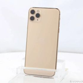 〔中古品〕 iPhone11 Pro Max 64GB ゴールド NWHG2J／A SIMフリー【262】