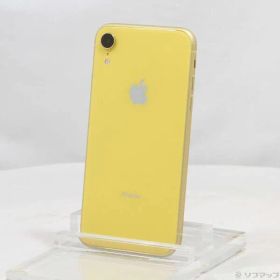〔中古品〕 iPhoneXR 64GB イエロー MT082J／A SIMフリー【295】