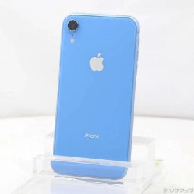 〔中古品〕 iPhoneXR 64GB ブルー MT0E2J／A SIMフリー【269】