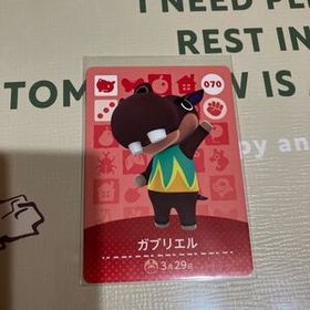 どうぶつの森 amiiboカード とびだせどうぶつの森 ガブリエル