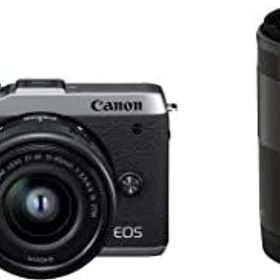 Canon ミラーレス一眼カメラ EOS M6 Mark II ダブルズームキット シルバー EOSM6MK2SL-WZK