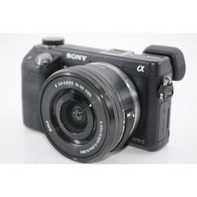 【中古】【外観並級】ソニー SONY ミラーレス一眼 α NEX-6 パワーズームレンズキット E PZ 16-50mm F3.5-5.6 OSS付属 NEX-6L/B