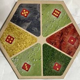 Multi-Resource Amalgam Replacement Hex compatible with Catan's Settlers of Catan, Seafarers and Catan Expansions(ルール日本語訳有)