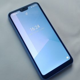 アローズ(arrows)のSoftbank arrows J 801FJ ブルー 中古 本体のみ(スマートフォン本体)