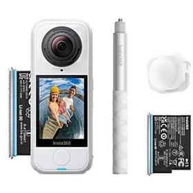 INSTA360(インスタ360) 360°カメラ Insta360 X4 Air スターターバンドル アークティックホワイト CINSAAFA-SE17 ［防水］ CINSAAFASE17