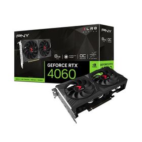 PNY GeFORCE RTX 4060 8GB XLR8 Gaming OC DUAL VCG40608DFXPB1-O