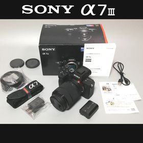 ソニー(SONY)の【ショット数965回】SONY 一眼 α7III ズームレンズキット【美品】 (ミラーレス一眼)