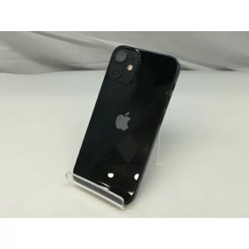 【中古】Apple au 【SIMロック解除済み】 iPhone 12 mini 64GB ブラック MGA03J/A【札幌】保証期間1週間【ランクC】