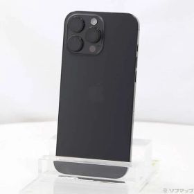 〔中古品〕 iPhone16 Pro Max 256GB ブラックチタニウム NYWG3J／A SIMフリー【258】