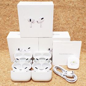 【中古 ジャンク】4個セット Apple 純正 AirPods Pro with Wireless Charging Case MWP22J/A 本体 ノイズあり ペアリングOK(QAA162-2)
