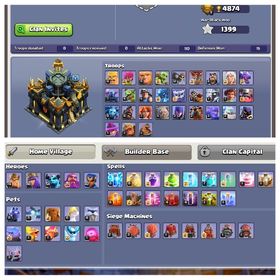 【クラクラ / TH17】ヒーロー高Lv（BK74・AQ86・WD75・RC42） | クラクラ(クラッシュオブクラン)のアカウントデータ、RMTの販売・買取一覧