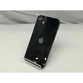 【中古】Apple au 【SIMロック解除済み】 iPhone 12 mini 64GB ブラック MGA03J/A【札幌】保証期間１週間【ランクC】