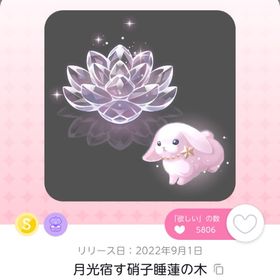 月光宿す硝子睡蓮の木 | ポケコロツイン(ポケツイ)のアカウントデータ、RMTの販売・買取一覧