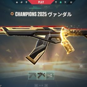 チャンピョン2025ヴァンダル チャンピョン2025バタフライ | VALORANT(ヴァロラント)のアカウントデータ、RMTの販売・買取一覧