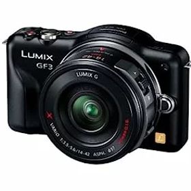 【中古】（非常に良い）パナソニック ミラーレス一眼カメラ LUMIX GF3 電動ズームキット エスプリブラック DMC-GF3X-K