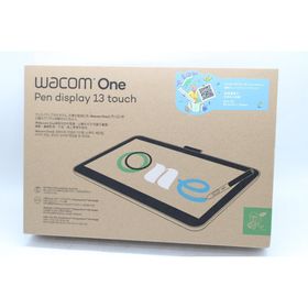【最新モデル】美品 Wacom One 液タブ 13 touch DTH134W0D USB-Cケーブル＆オプションペン付き タブレット アニメ イラスト ITR8BC10O0FA-D-Z33-byebye(PC周辺機器)