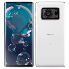 【SIMロック解除済】【ネットワーク利用制限▲】SoftBank AQUOS R6 A101SH White SHARP 当社3ヶ月間保証 中古 イオシス