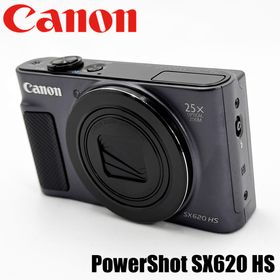 キヤノン(Canon)の【美品】キヤノン CANON PowerShot SX620 HS ブラック コンデジ カメラ 中古(コンパクトデジタルカメラ)