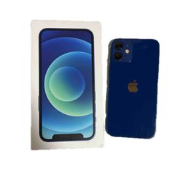 アイフォーン(iPhone)のiPhone12 mini 128GB ブルー 本体箱付属品あり 傷あり (スマートフォン本体)