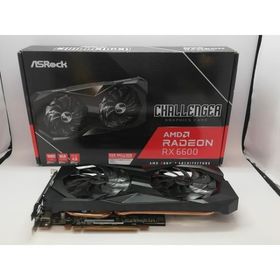 【中古】ASRock Radeon RX 6600 Challenger D 8GB （RX6600 CLD 8G）RX6600/8GB(GDDR6)【立川フロム中武】保証期間１週間