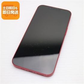 良品中古 SIMフリー iPhone13 128GB レッド 白ロム 本体 即日発送 土日祝発送OK あすつく