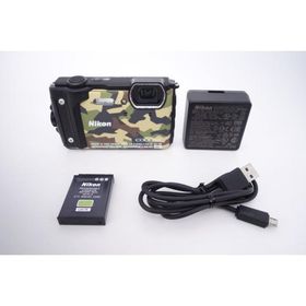 【極上品】ニコン Nikon デジタルカメラ COOLPIX W300 GR クールピクス カムフラージュ 防水 [D10118A]