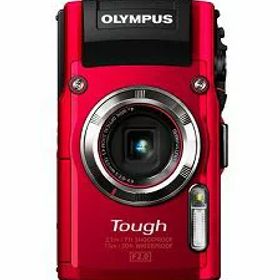【中古】OLYMPUS デジタルカメラ STYLUS TG-3 Tough レッド 1600万画素CMOS F2.0 15m防水 100kgf耐荷重 GPS+電