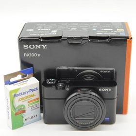 【良品】SONY コンパクトデジタルカメラ Cyber-shot RX100VII ボディ ブラック 1.0型積層型CMOSセンサー 光学ズーム8倍(24-200mm) DSC-RX100M7