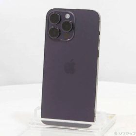 〔中古品〕 iPhone14 Pro Max 256GB ディープパープル MQ9E3J／A SIMフリー【297】