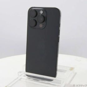 〔中古品〕 iPhone16 Pro 1TB ブラックチタニウム MYN83J／A SIMフリー【258】