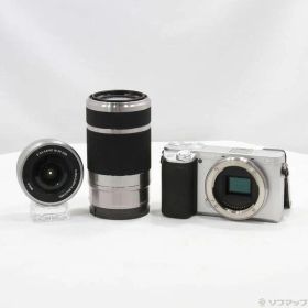 〔中古品〕 α6400 ILCE-6400Y ダブルズームレンズキット シルバー【352】