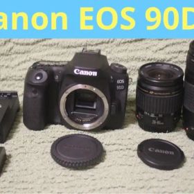 デジタル一眼レフカメラ Canon EOS 90D標準&望遠ダブルレンズセット