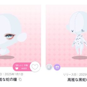 高雅な蛇の瞳 ＋高雅な黒蛇の鱗 | ポケコロツイン(ポケツイ)のアカウントデータ、RMTの販売・買取一覧