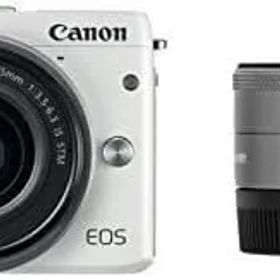 Canon ミラーレス一眼カメラ EOS M3 ダブルレンズキット(ホワイト) EF-M15-45mm F3.5-6.3 IS STM EF-M22mm F2 STM 付属 EOSM3WH-WLK2