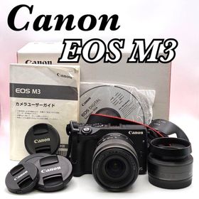 キヤノン(Canon)の【完動品】CANON EOS M3 ダブルレンズキット 返金保証(ミラーレス一眼)