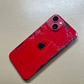 iPhone14 128GB SIMフリー 背面割れあり FaceID不可