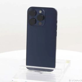 〔中古品〕 iPhone15 Pro 128GB ブルーチタニウム MTUA3J／A SIMフリー【305】