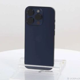 〔中古品〕 iPhone15 Pro 128GB ブルーチタニウム MTUA3J／A SIMフリー【258】