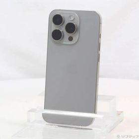 〔中古品〕 iPhone15 Pro 256GB ナチュラルチタニウム MTUF3J／A SIMフリー【305】