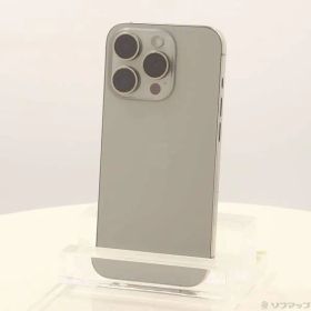 〔中古品〕 iPhone15 Pro 256GB ナチュラルチタニウム MTUF3J／A SIMフリー【352】