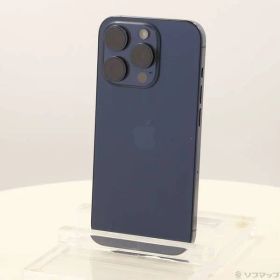 〔中古品〕 iPhone15 Pro 512GB ブルーチタニウム MTUL3J／A SIMフリー【262】
