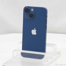 〔中古品〕 iPhone13 mini 128GB ブルー MLJH3J／A SIMフリー【368】