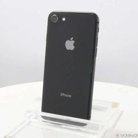 〔中古品〕 iPhone8 64GB スペースグレイ MQ782J／A SIMフリー【377】
