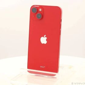〔中古品〕 iPhone14 Plus 256GB プロダクトレッド MQ4P3J／A SIMフリー【258】