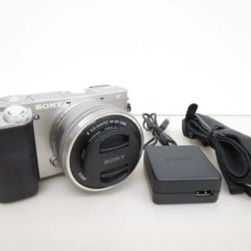 【送料無料】★美品★SONY α6000 ILCE-6000L パワーズームレンズキット シルバー ［554-331-20000_0729］
