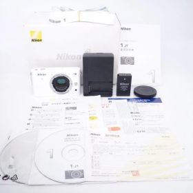 【極上品】ニコン Nikon ミラーレス一眼カメラ Nikon 1 J1 ホワイト ボディ [D10108A]